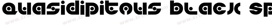 Quasidipitous Black Spot字体转换